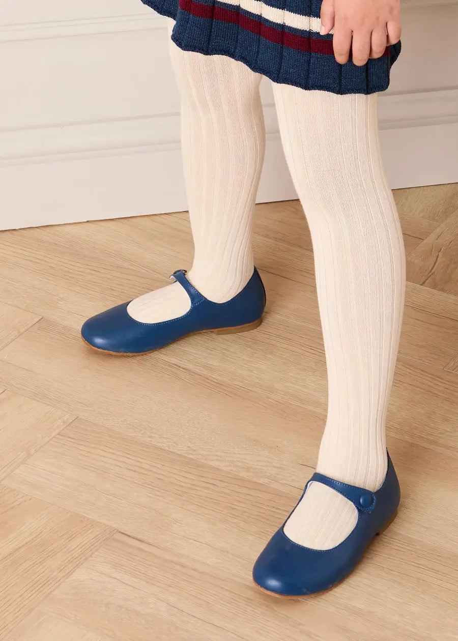 The Navy Knitted Mariner Co –ord Girl Look