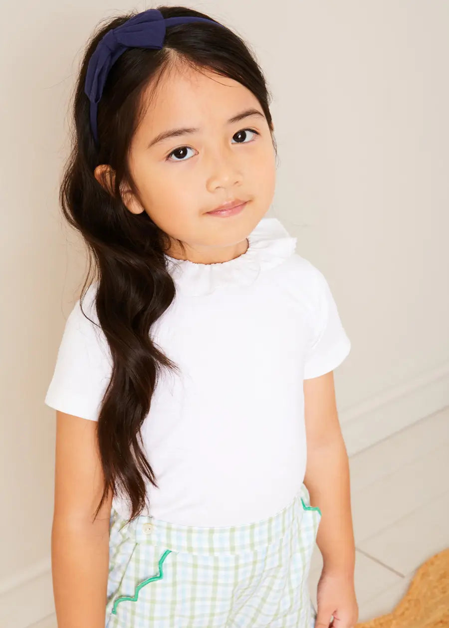 The Maxwell Gingham Shorts Girl Look Look from Pepa London