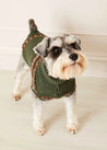 Fair Isle Dog Jumper in Green (S-M) Knitwear  from Pepa London