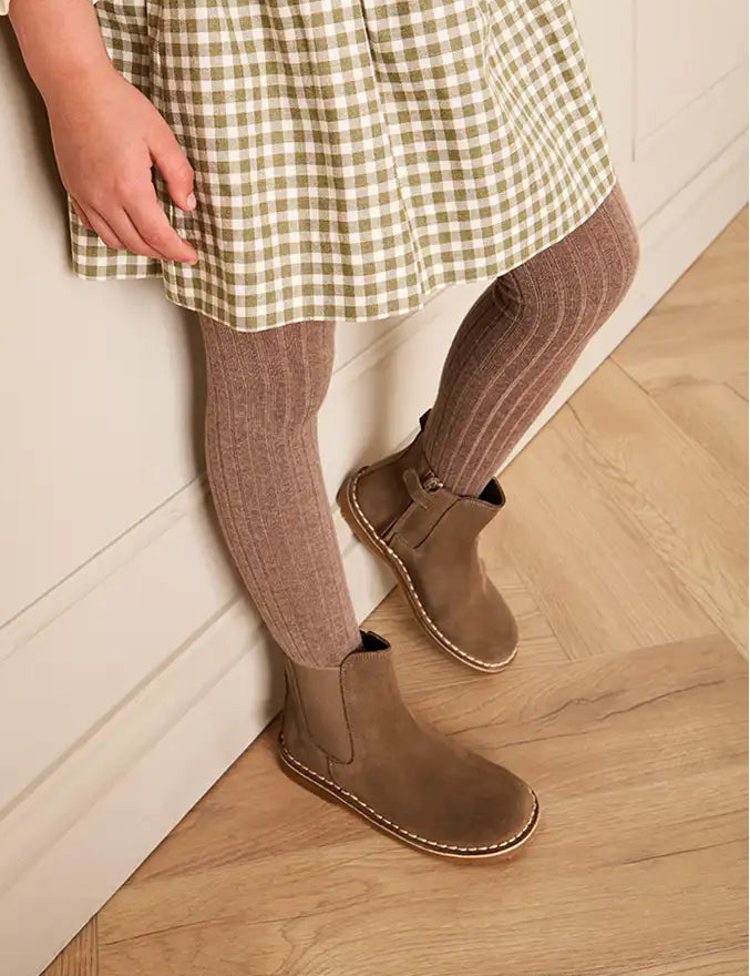 Suede Ankle Boots in Brown (24-34EU) SHOES from Pepa London