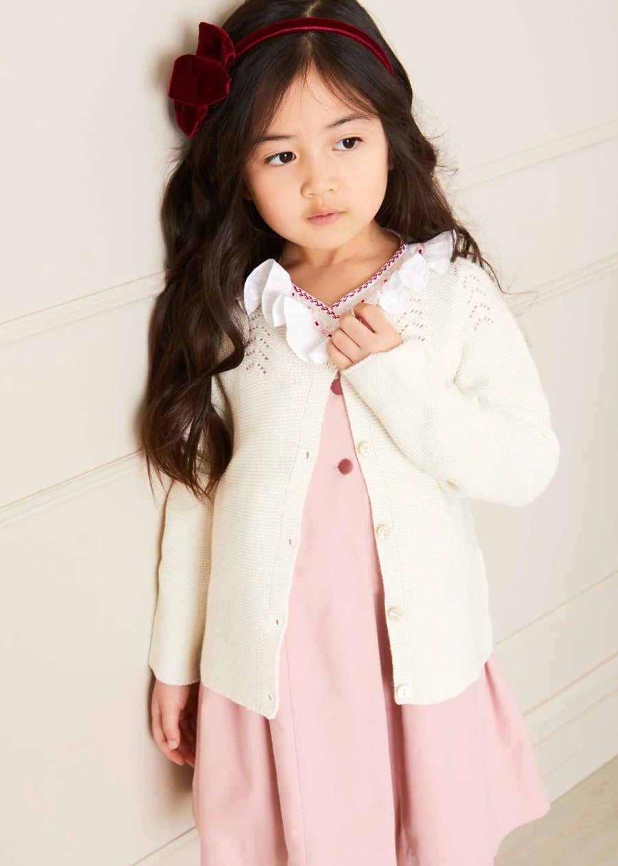 The Pink Hand Smocked Dress Baby Girl Look Look  from Pepa London