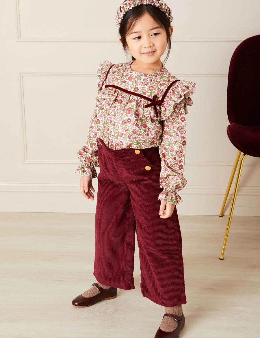 The Daphne Floral Blouse Girl Look Look  from Pepa London