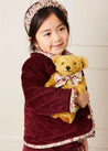 Limited-Edition Merrythought & Pepa Teddy Bear with Daphne Floral Bow Toys  from Pepa London