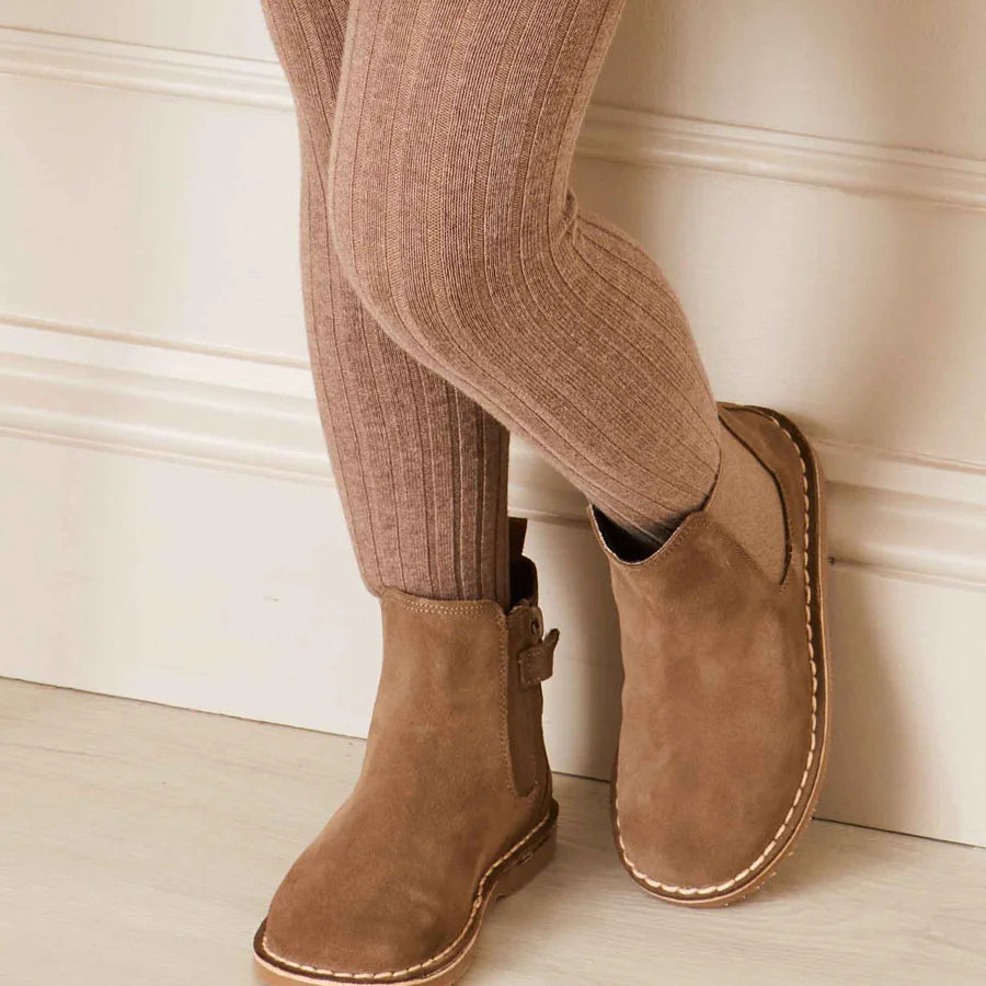 Suede Ankle Boots in Brown (24-34EU) Shoes  from Pepa London