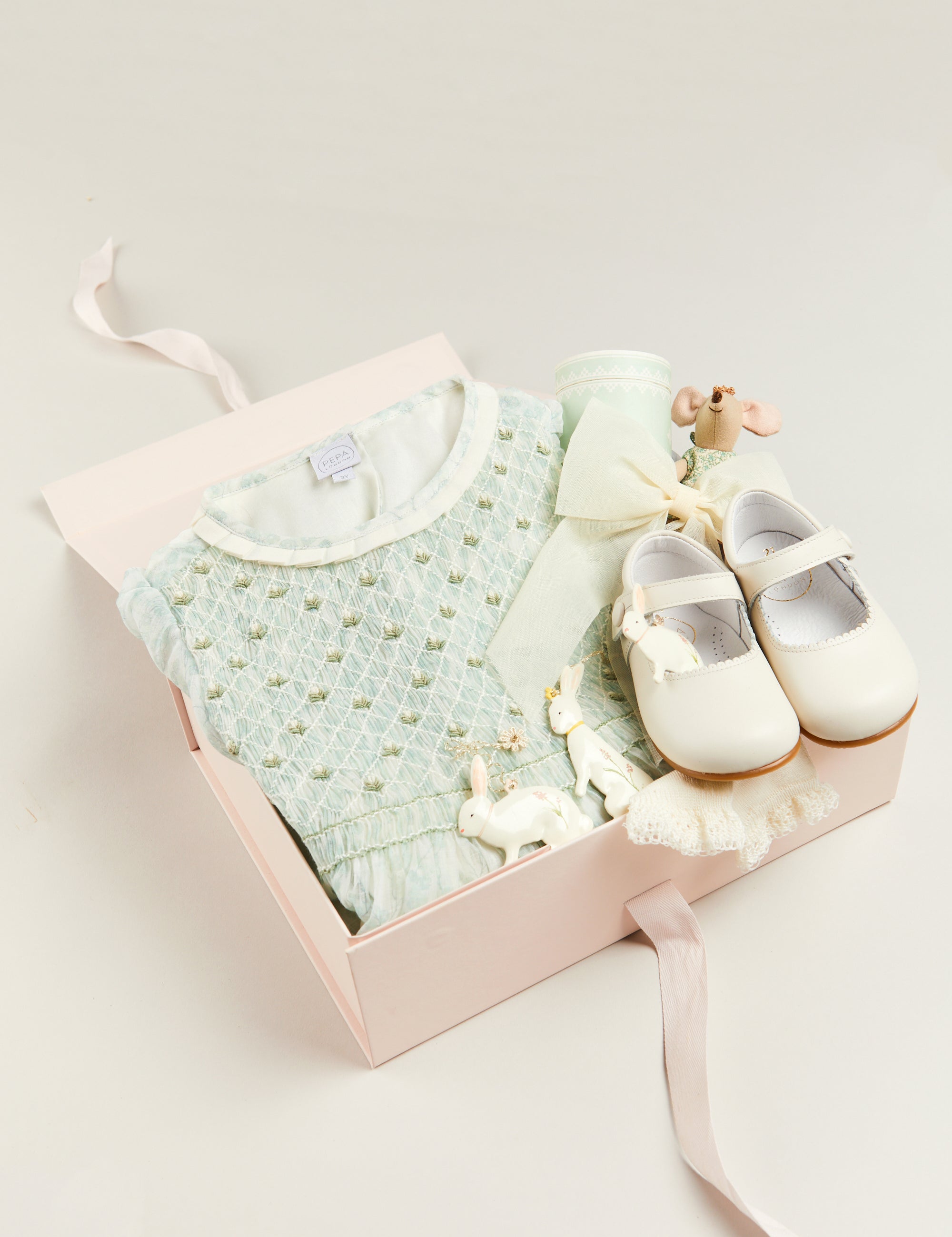 The Constance Floral Party Set in Green Look  from Pepa London