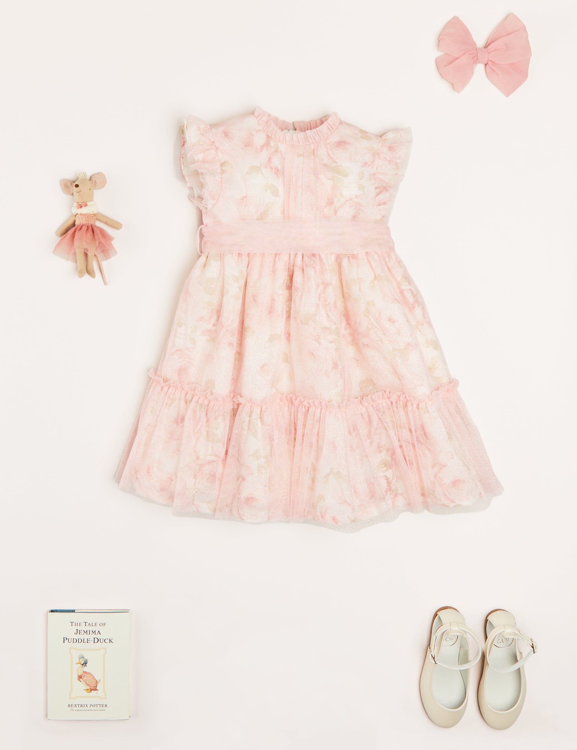 The Rose Floral Party Set in Pink Look  from Pepa London