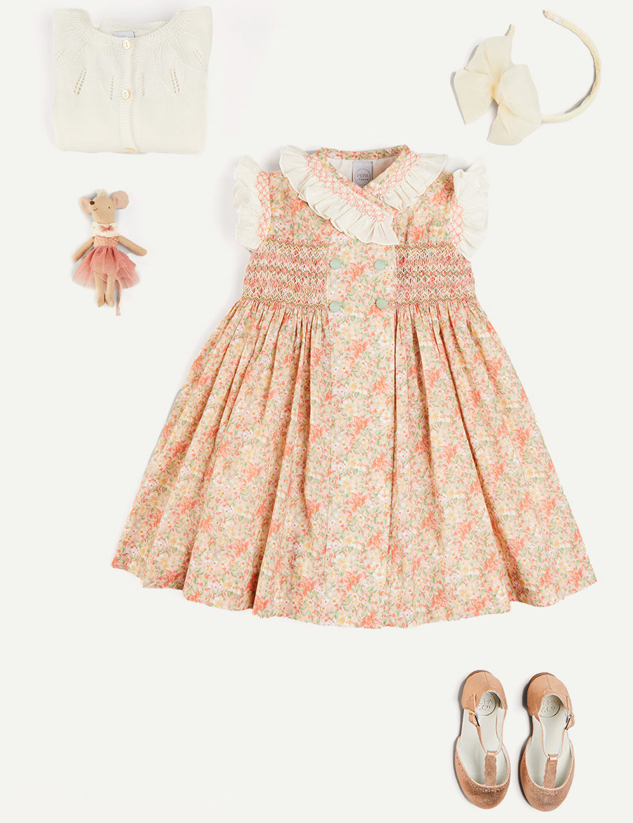 The Sophie Floral Gift Set in Peach Look  from Pepa London