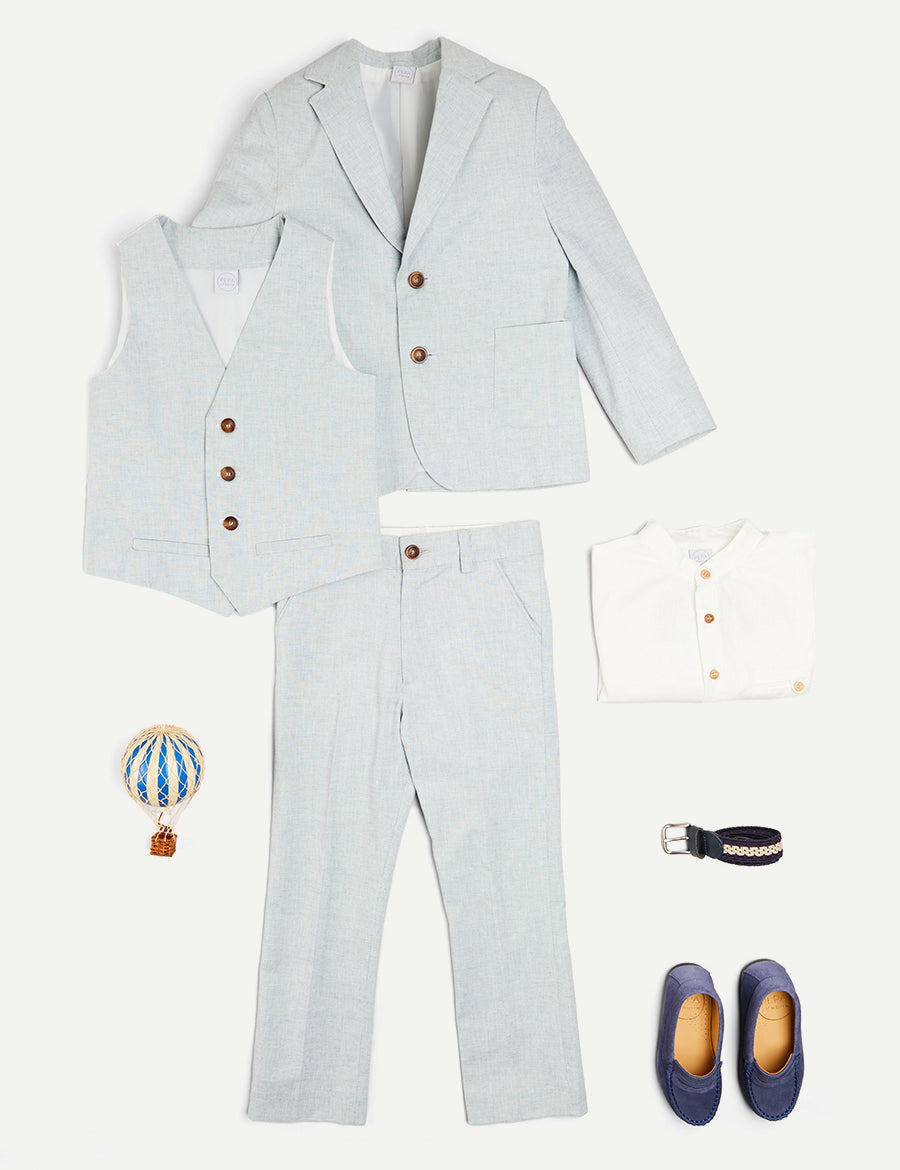 The Three Piece Suit Gift Set in Blue Look  from Pepa London