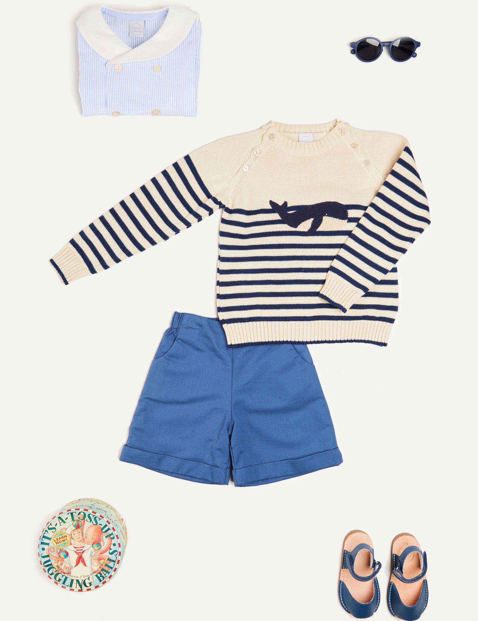 The Whale Icon Gift Set in Blue Look  from Pepa London