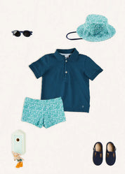 The Adelaide Swim Shorts Toddler Boy Look Look from Pepa London
