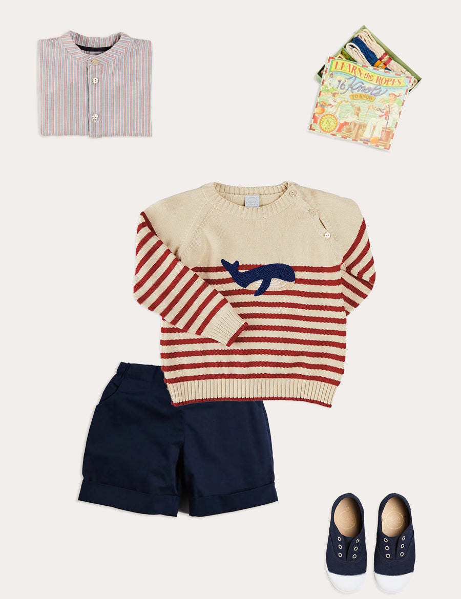 The Beaufort Shirt Toddler Boy Look Look from Pepa London