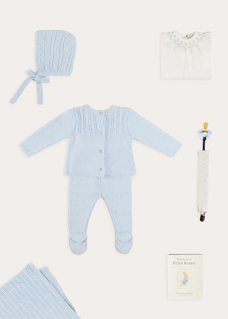 The Blue Cashmere Set Newborn Look