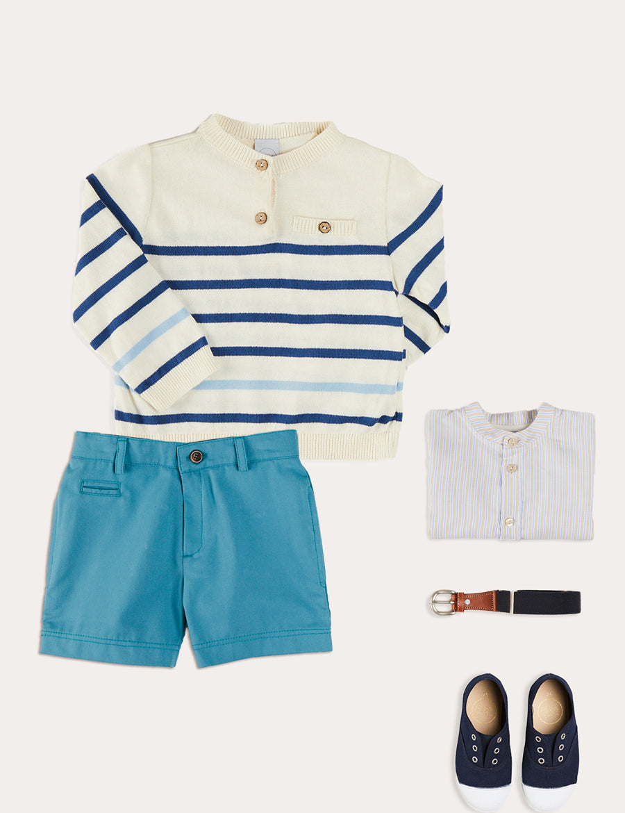 The Blue Shorts Boy Look Look from Pepa London