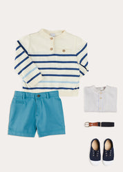 The Blue Shorts Boy Look Look from Pepa London