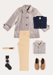 The Cadogan Houndstooth Shirt Boy Look
