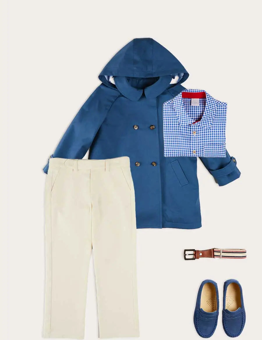 The Carlisle Striped Shirt Boy Look Look from Pepa London