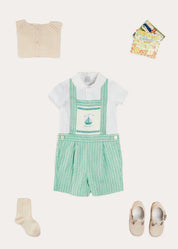 The Cheyne Dungarees Toddler Boy Look Look from Pepa London