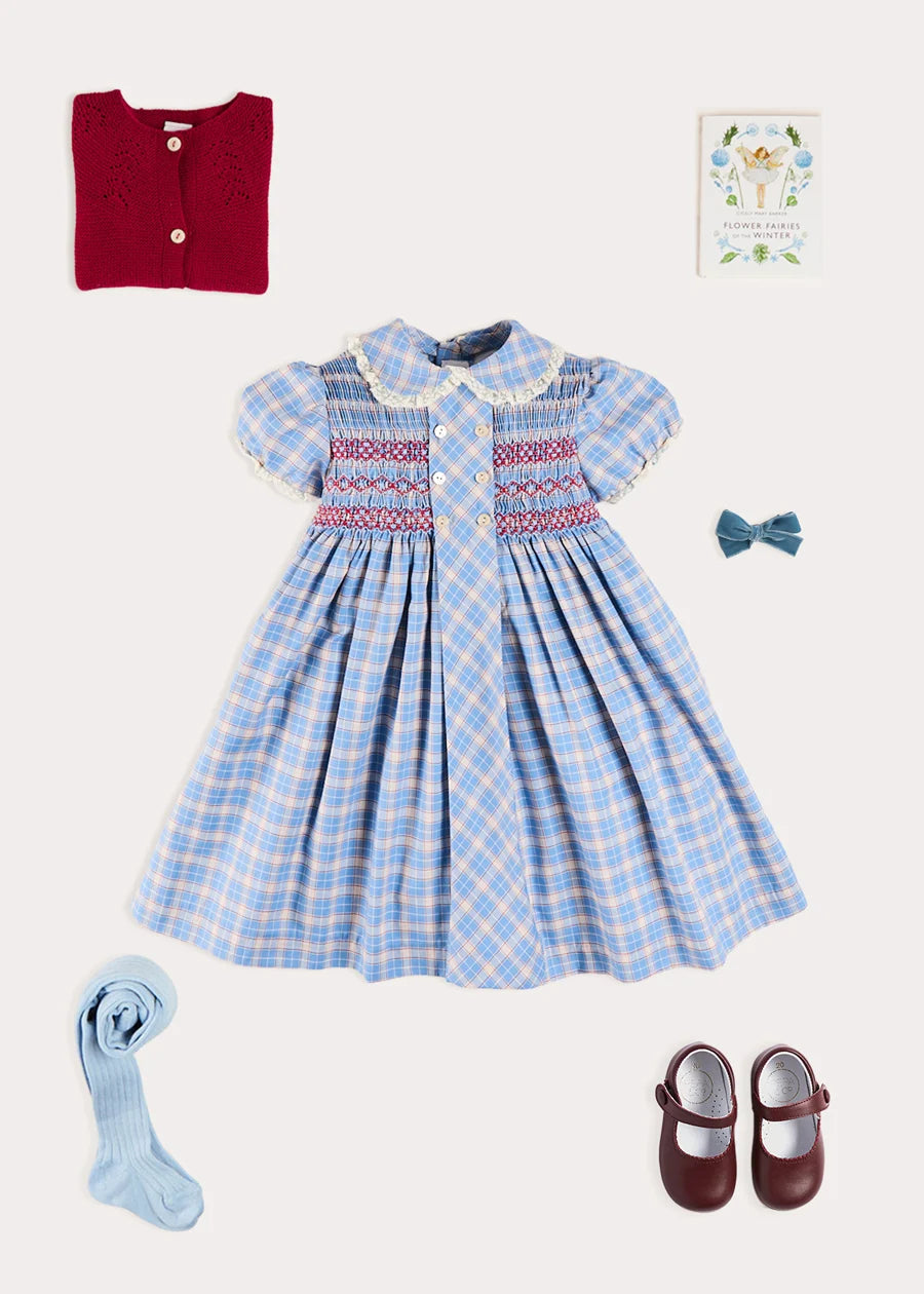 The Denby Check Dress Toddler Girl Look