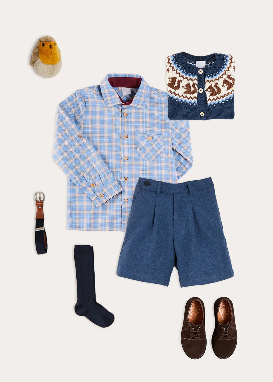 The Denby Check Short Boy Look