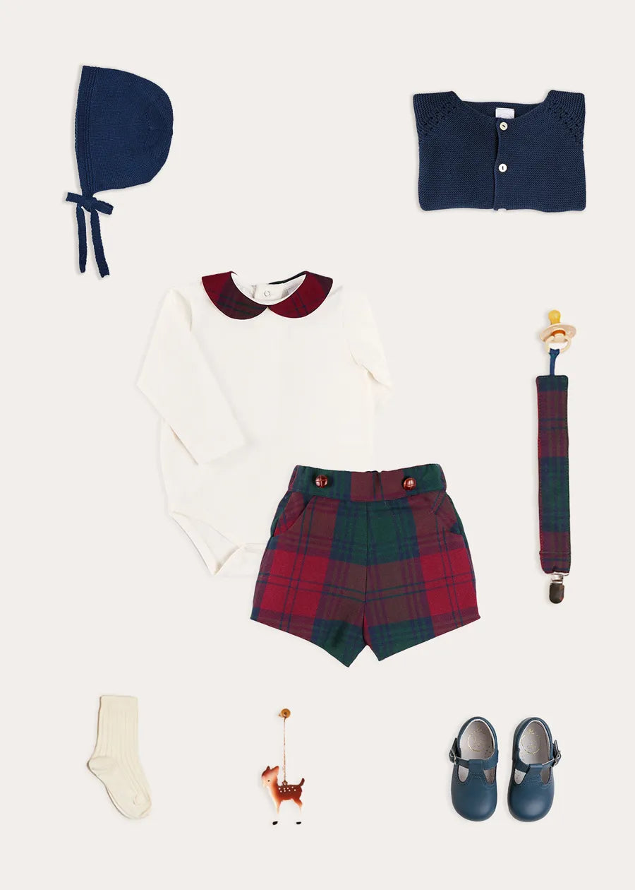 The Grovesnor Tartan Bloomer Baby Boy Look