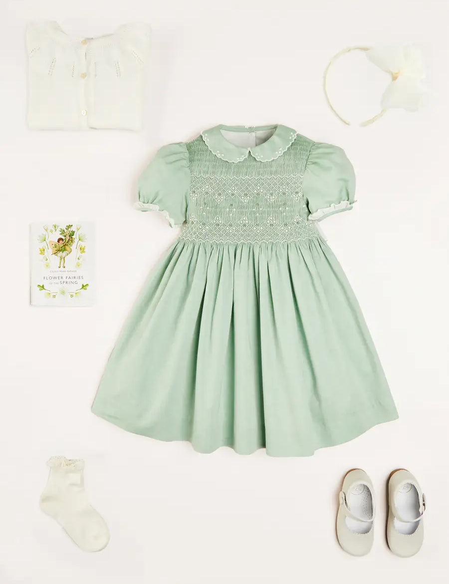 The Mint Dress Toddler Girl Look Look from Pepa London