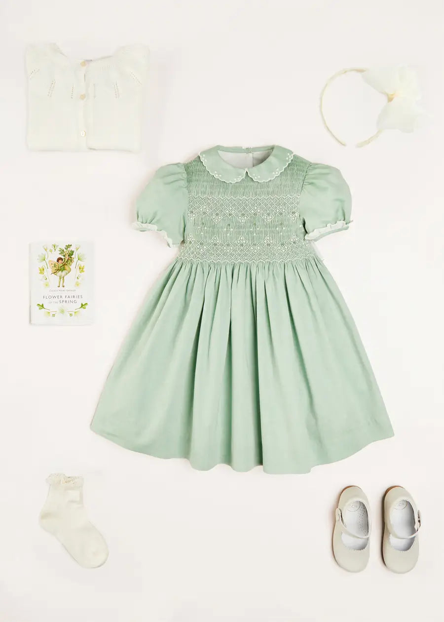 The Mint Dress Toddler Girl Look Look from Pepa London