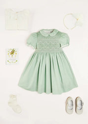 The Mint Dress Toddler Girl Look Look from Pepa London