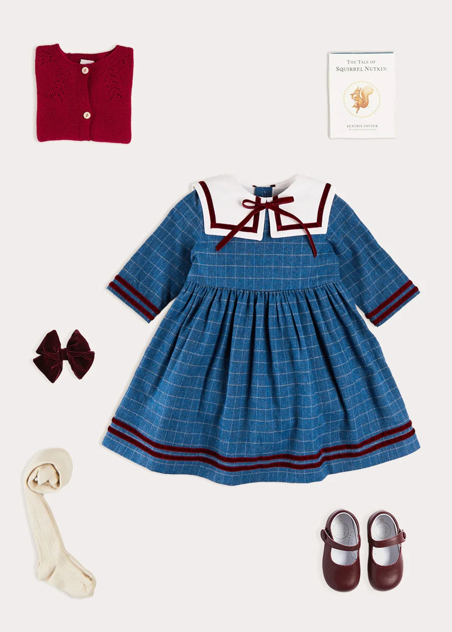 The Moreton Check Mariner Dress Toddler Girl Look