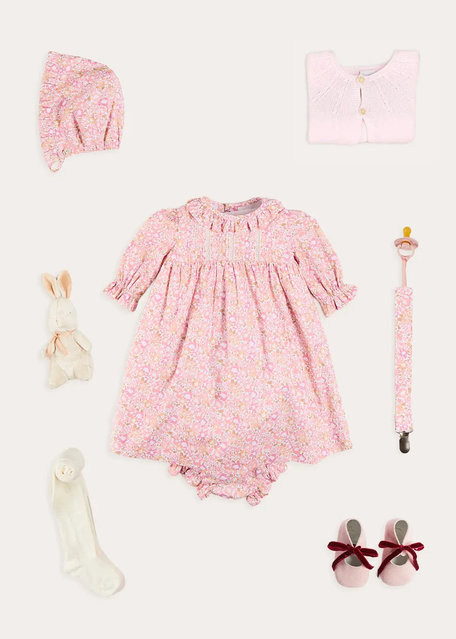 The Nellie Floral Dress Newborn Look