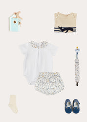 The Whale Striped Jumper Baby Boy Look Look from Pepa London