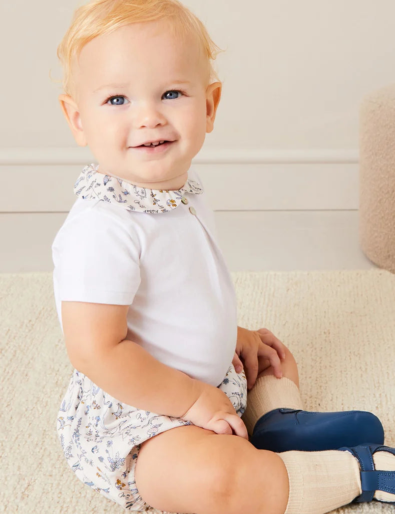 The Whale Striped Jumper Baby Boy Look Look from Pepa London