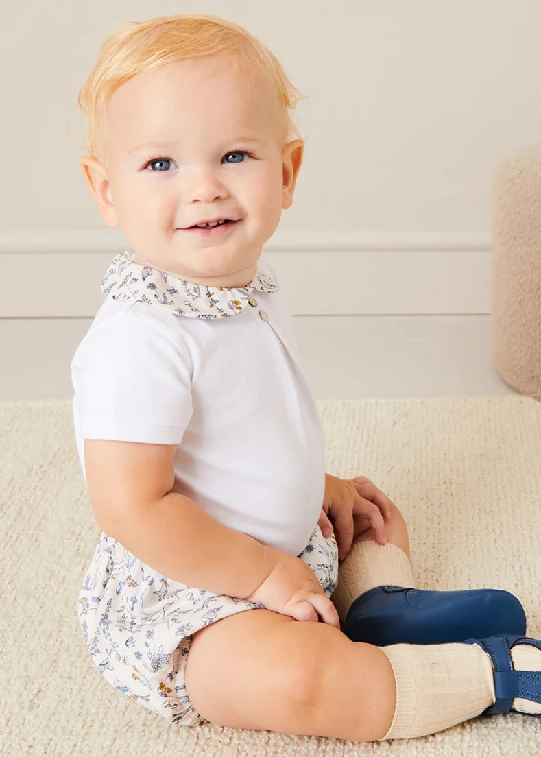 The Whale Striped Jumper Baby Boy Look Look from Pepa London