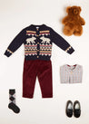 The Bear Knitted Cardigan Baby Boy Look Look  from Pepa London