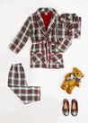 The Sussex Tartan Pyjama Set Baby Boy Look Look  from Pepa London