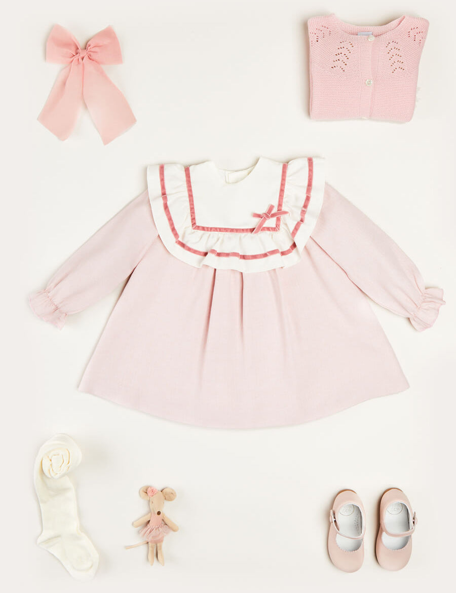 Ruffle Trapeze Gift Set in Pink Look  from Pepa London