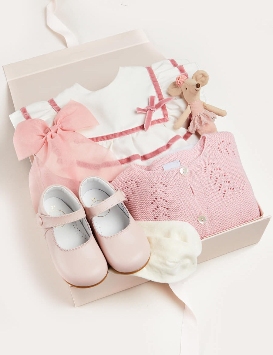 Ruffle Trapeze Gift Set in Pink Look  from Pepa London