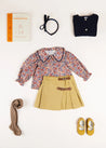 The Beatrice Floral Blouse and Skirt Baby Girl Look Look  from Pepa London