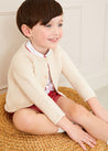 Peter Pan Collar Short Sleeve Two Piece Set in Red (12mths-6yrs)   from Pepa London