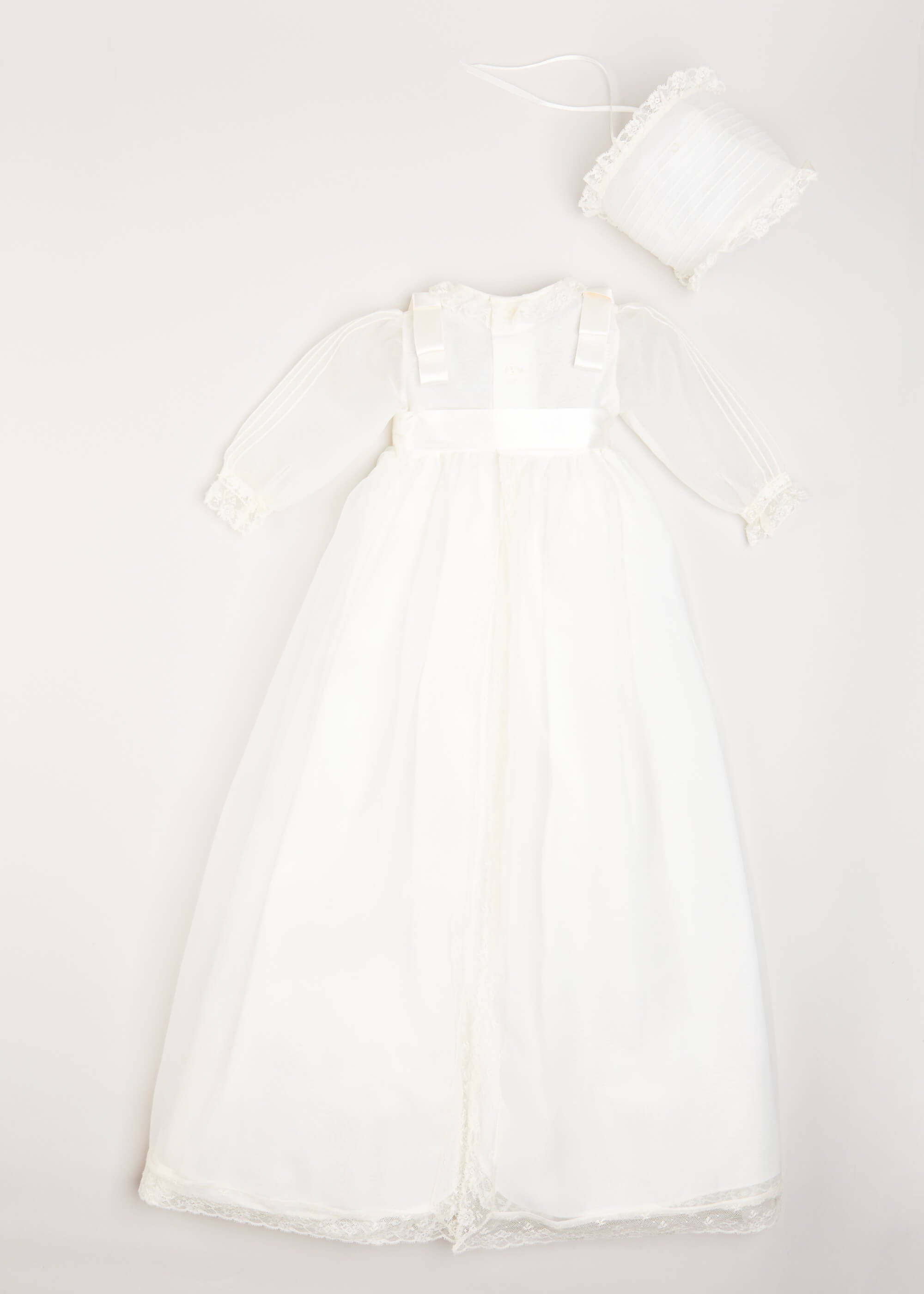Traditional Cream Christening Gown with Bonnet (6mths-2yrs) Dresses from Pepa London