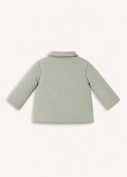 Pocket Detail Puffer Jacket in Sage Green (12mths-4yrs) Coats from Pepa London