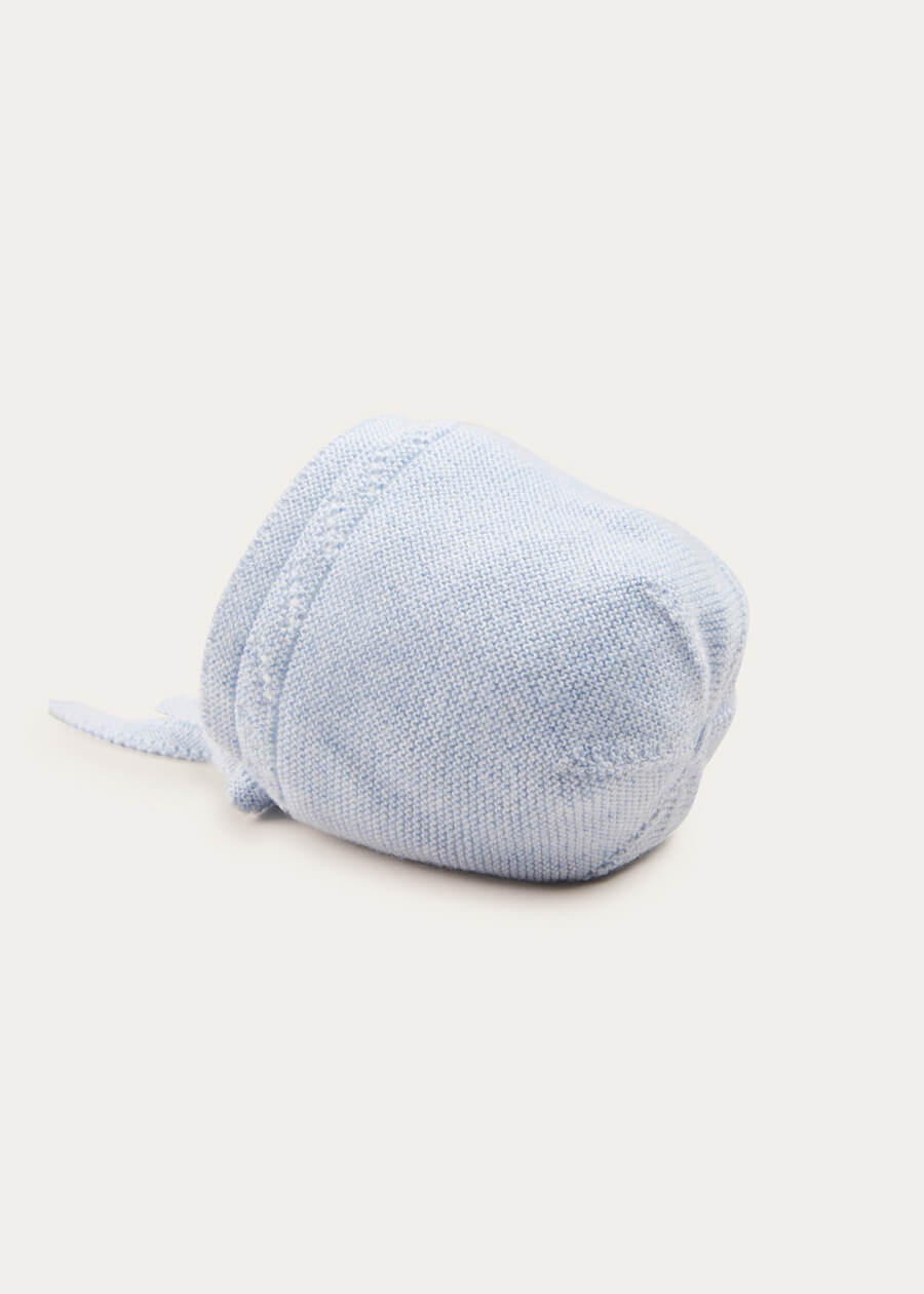 Openwork Bonnet In Blue (S-L) KNITTED ACCESSORIES  from Pepa London