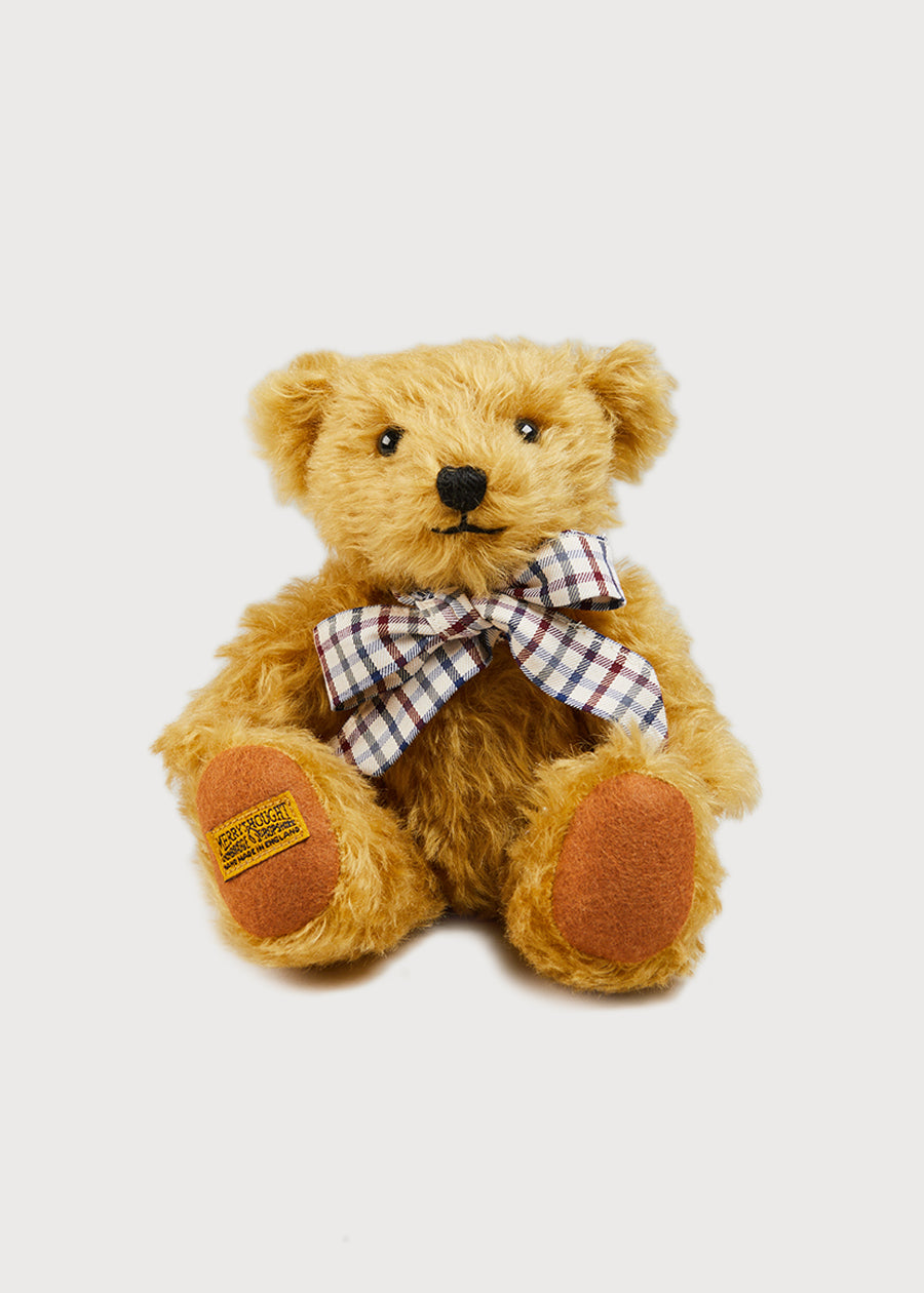 Limited-Edition Merrythought & Pepa Teddy Bear with Check Bow   from Pepa London