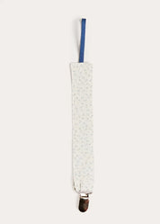 Betsy Floral Dummy Clip Dummy Clip in Baby Blue (OS) Accessories from Pepa London