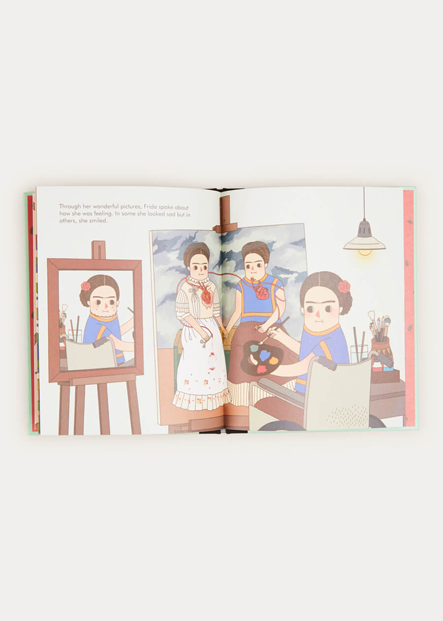 Little People, Big Dreams - Frida Kahlo Book in Green   from Pepa London