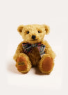 Limited-Edition Merrythought & Pepa Teddy Bear with Red Tartan Bow Toys  from Pepa London