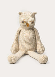 Owl Animal Toy in Beige