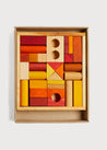 Wooden Blocks in Red Toys  from Pepa London