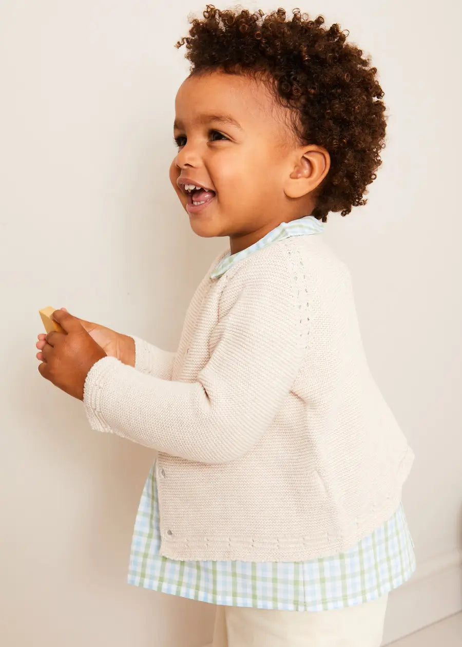 The Maxwell Gingham Shirt Toddler Boy Look Look from Pepa London