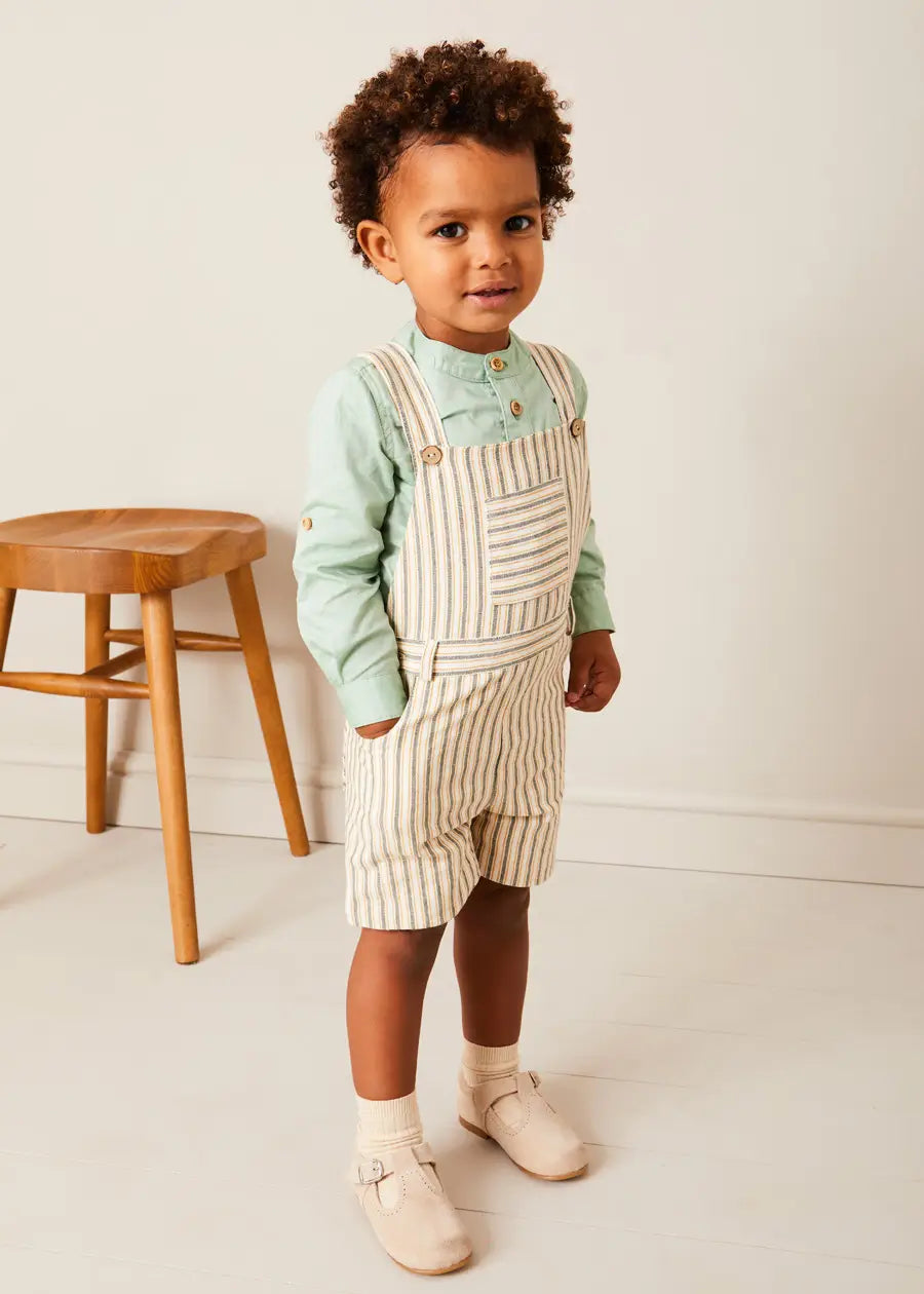 The Striped Short Dungaree Boy Look Look from Pepa London