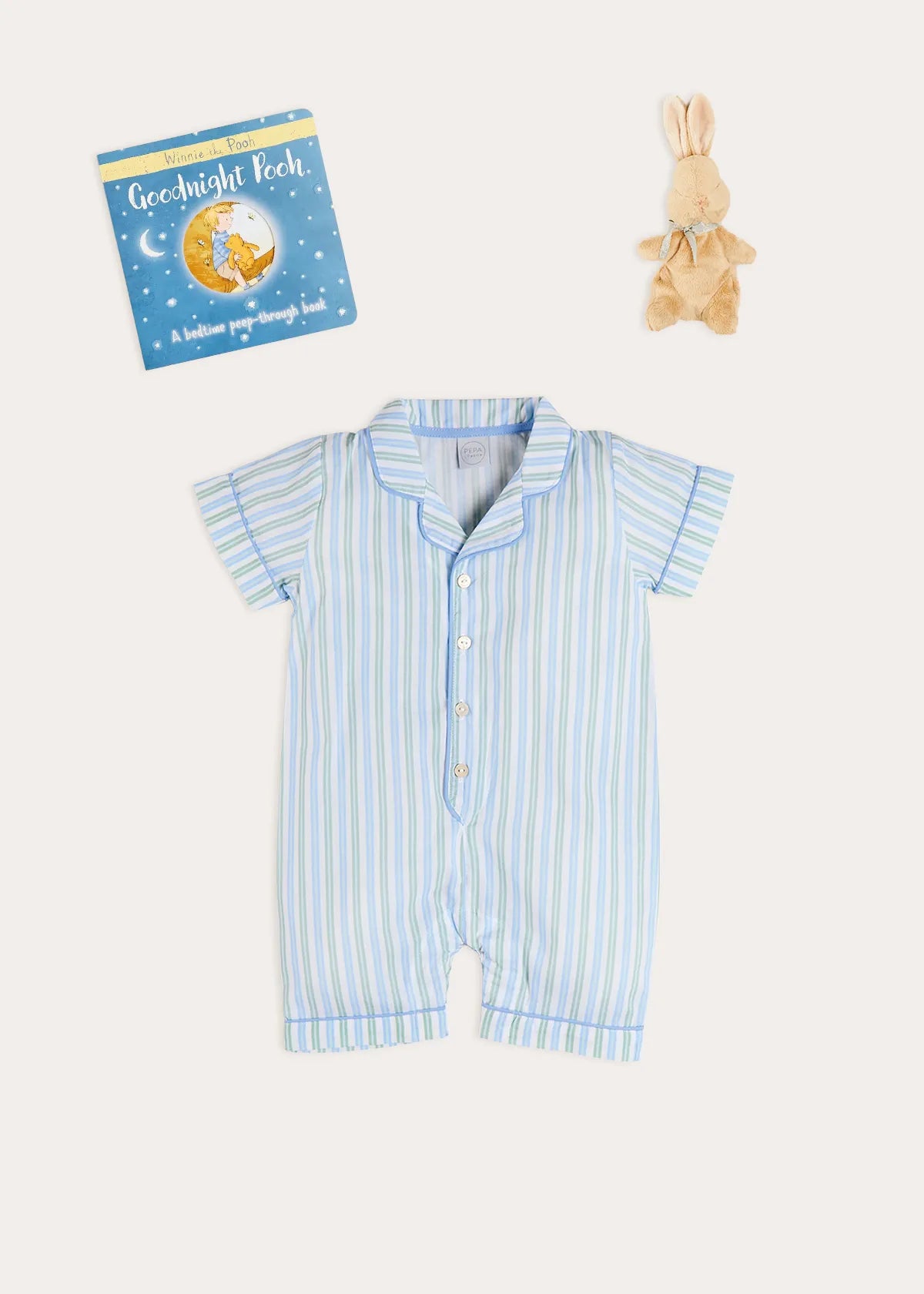 The Winston All In One Baby Boy Pyjama Look Look from Pepa London